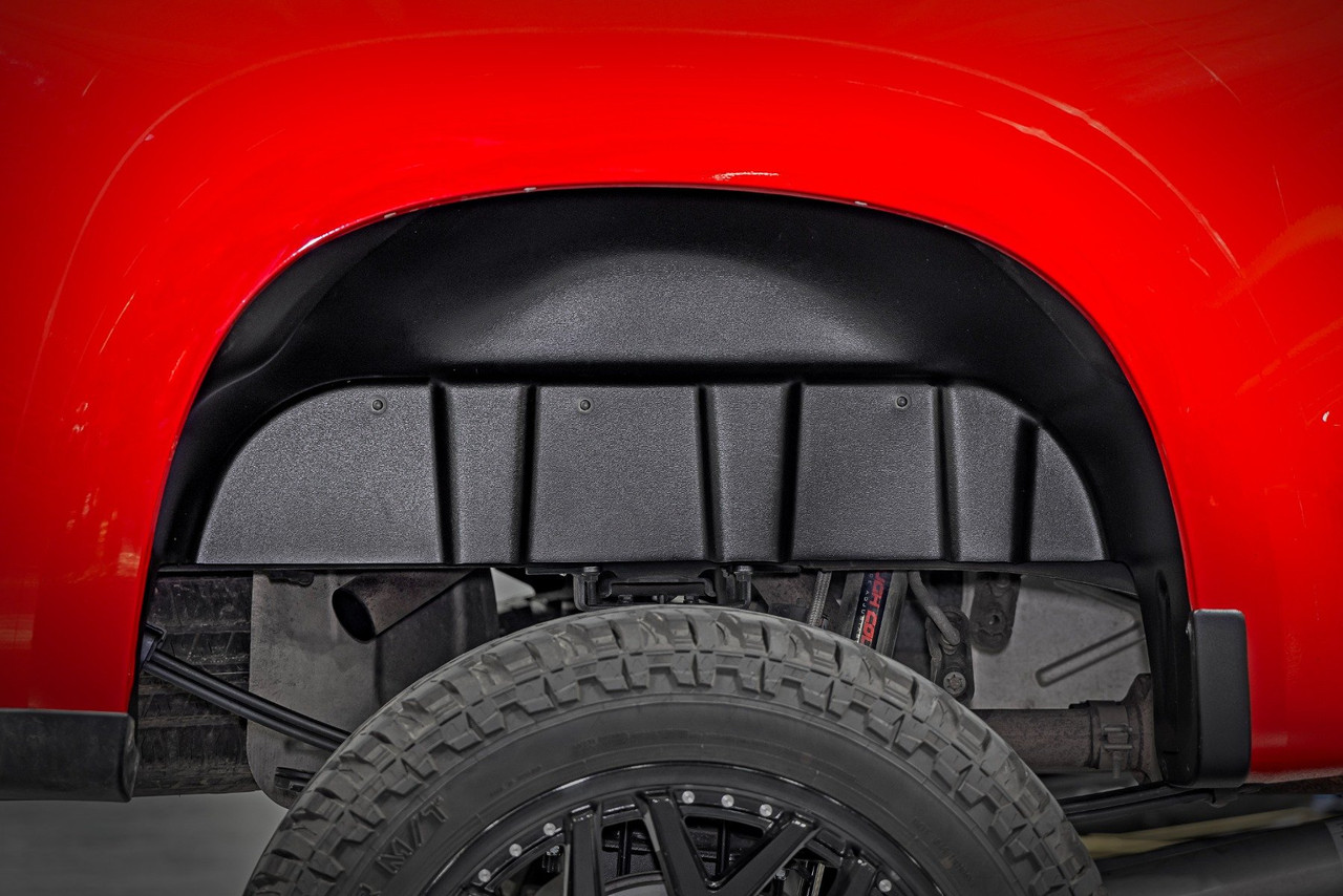 Rough Country - Rear Wheel Well Liners - Chevy Silverado 1500 2WD/4WD (2019-2025 & Classic) - 4519A