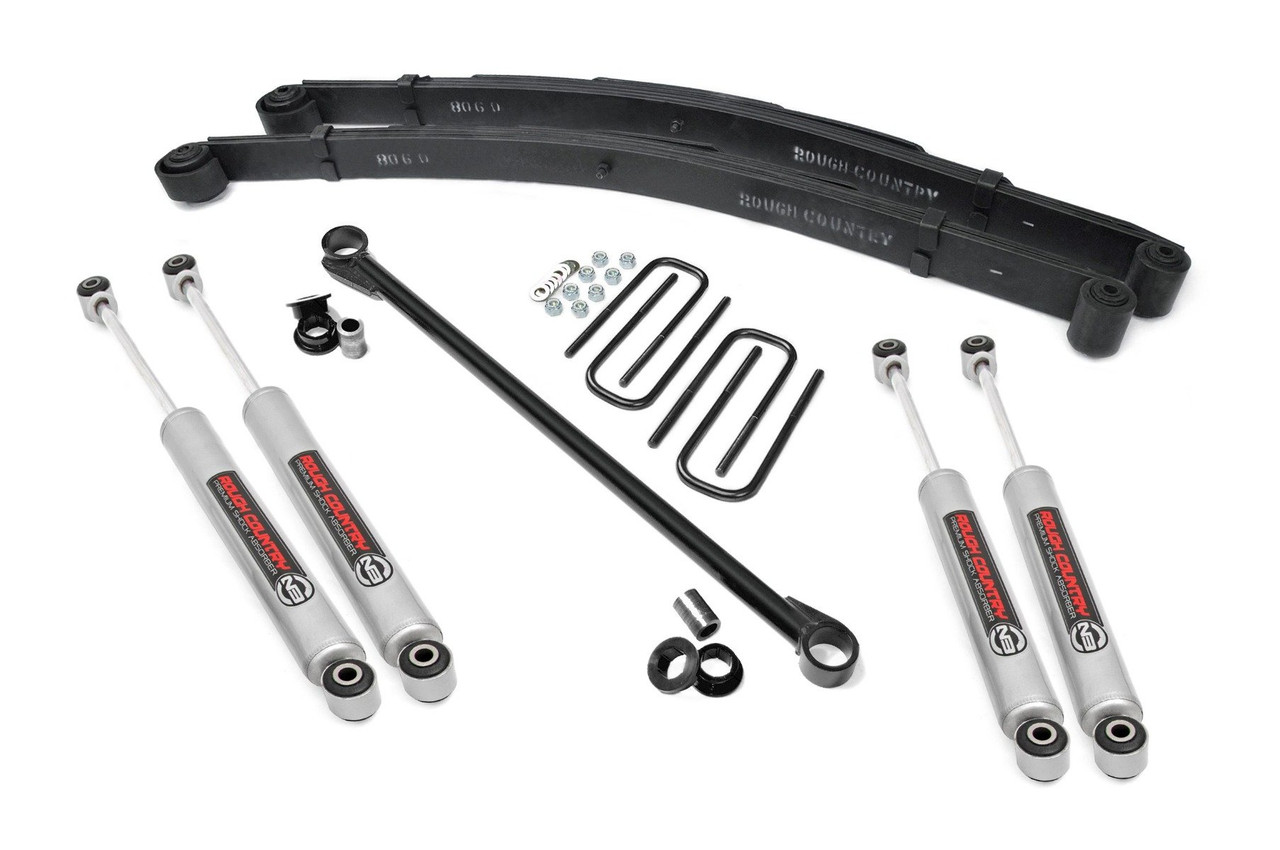 Rough Country - 2.5 Inch Leveling Kit - Leaf Spring - Ford F-250/F-350 Super Duty 4WD (99-04) - 489.20