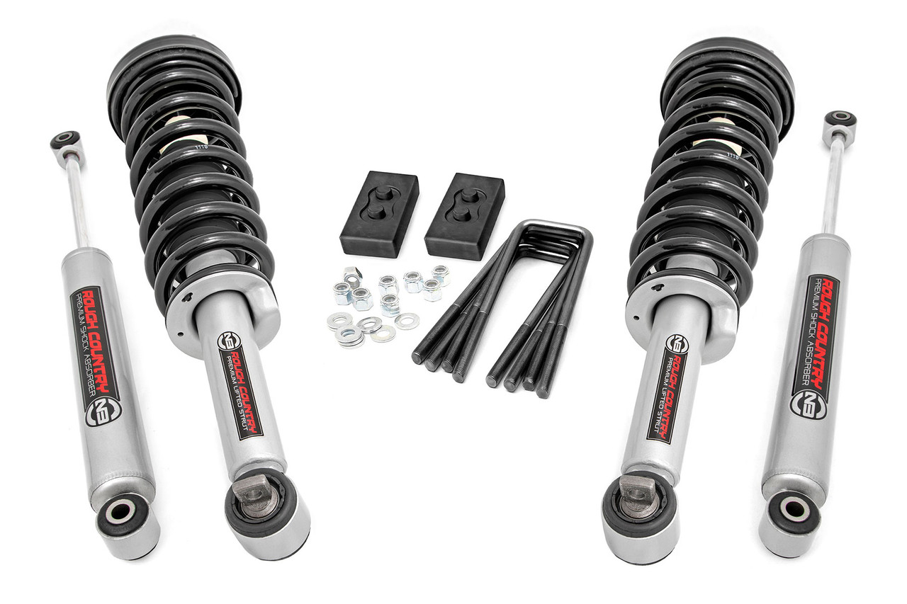 Rough Country - 2 Inch Lift Kit - N3 Struts/N3 - Ford F-150 4WD (2014-2020) - 50006