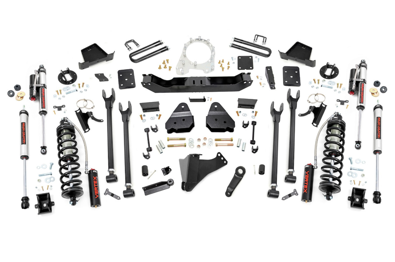 Rough Country - 6 Inch Lift Kit - Diesel - 4-Link - C/O Vertex - Ford F-250/F-350 Super Duty (17-22) - 50757
