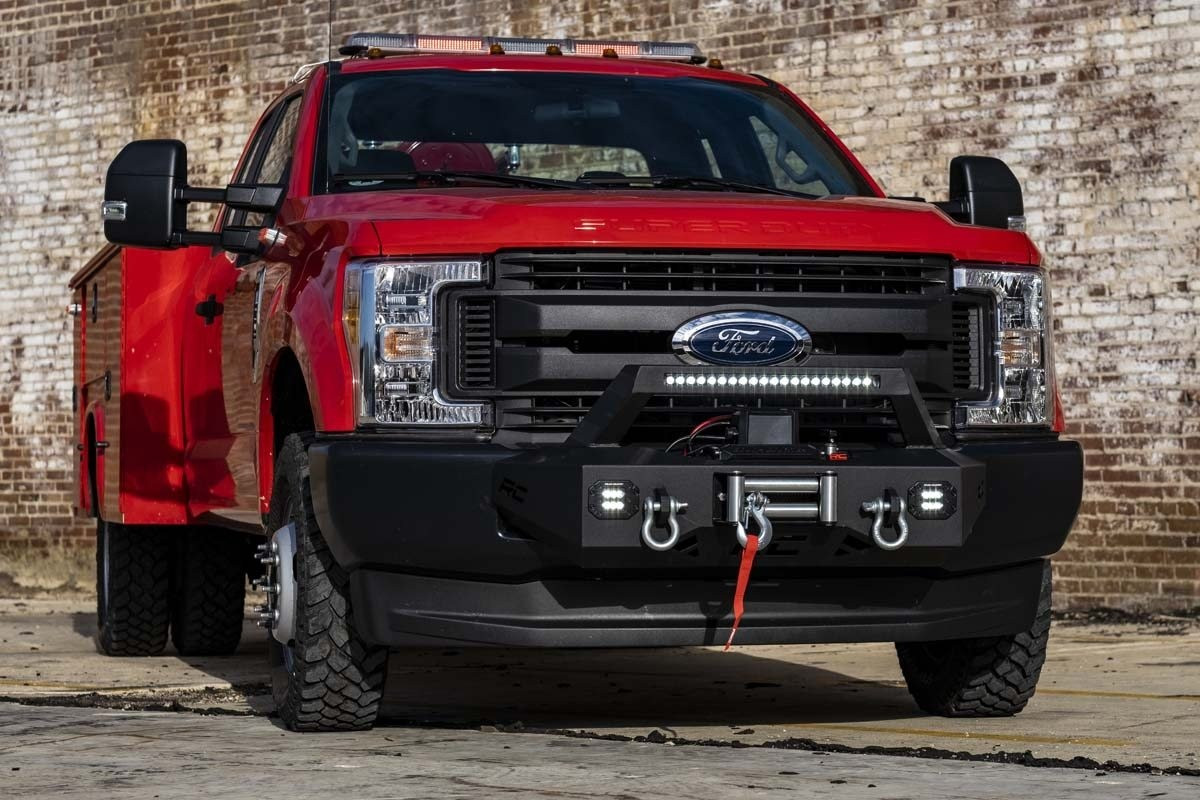 Rough Country - EXO Winch Mount Kit - Ford F-250/F-350 Super Duty 2WD/4WD (2017-2020) - 51004