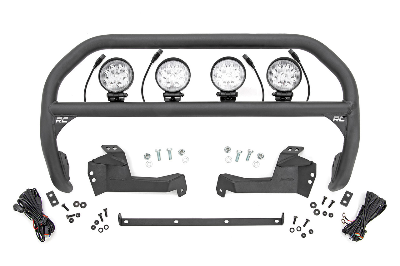 Rough Country - Nudge Bar - 4 Inch Round Led (x4) - Ford Bronco Sport 4WD (2021-2025) - 51044