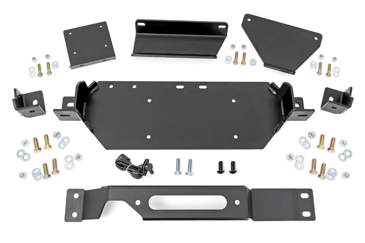 Rough Country - Hidden Winch Mount - Ford F-250/F-350 Super Duty 2WD/4WD (2020-2022) - 51119