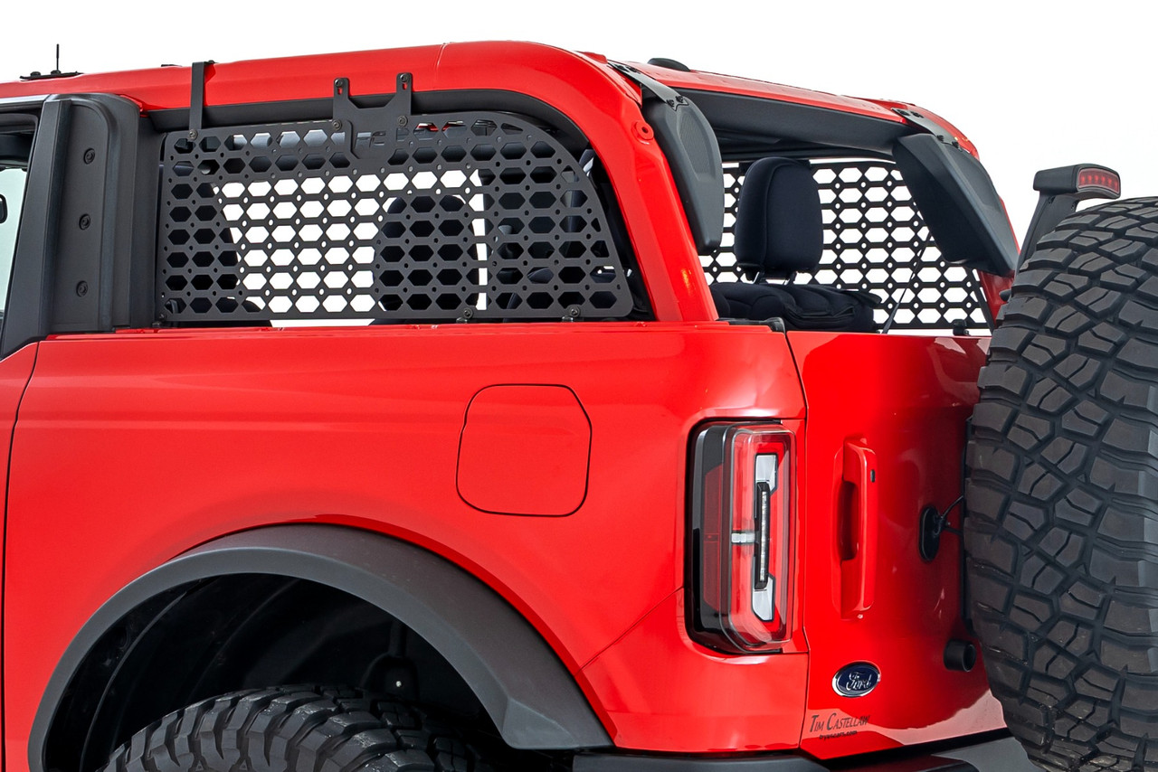 Rough Country - Molle Panel Kit - Side Window - 2 Door - Ford Bronco (2 Door) 4WD (2021-2025) - 51128