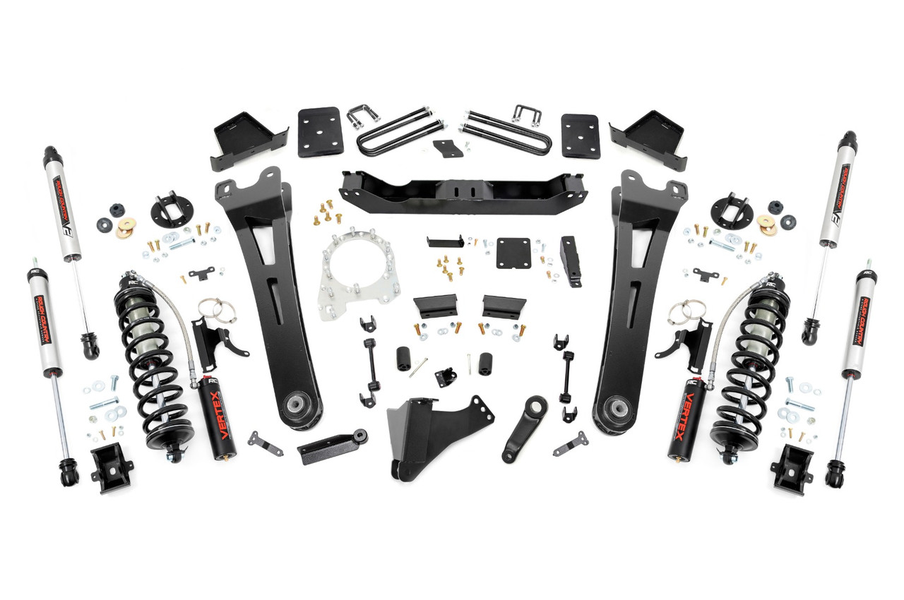 Rough Country - 6 Inch Lift Kit - R/A - OVLDS - C/O V2 - Ford F-250/F-350 Super Duty (17-22) - 51258