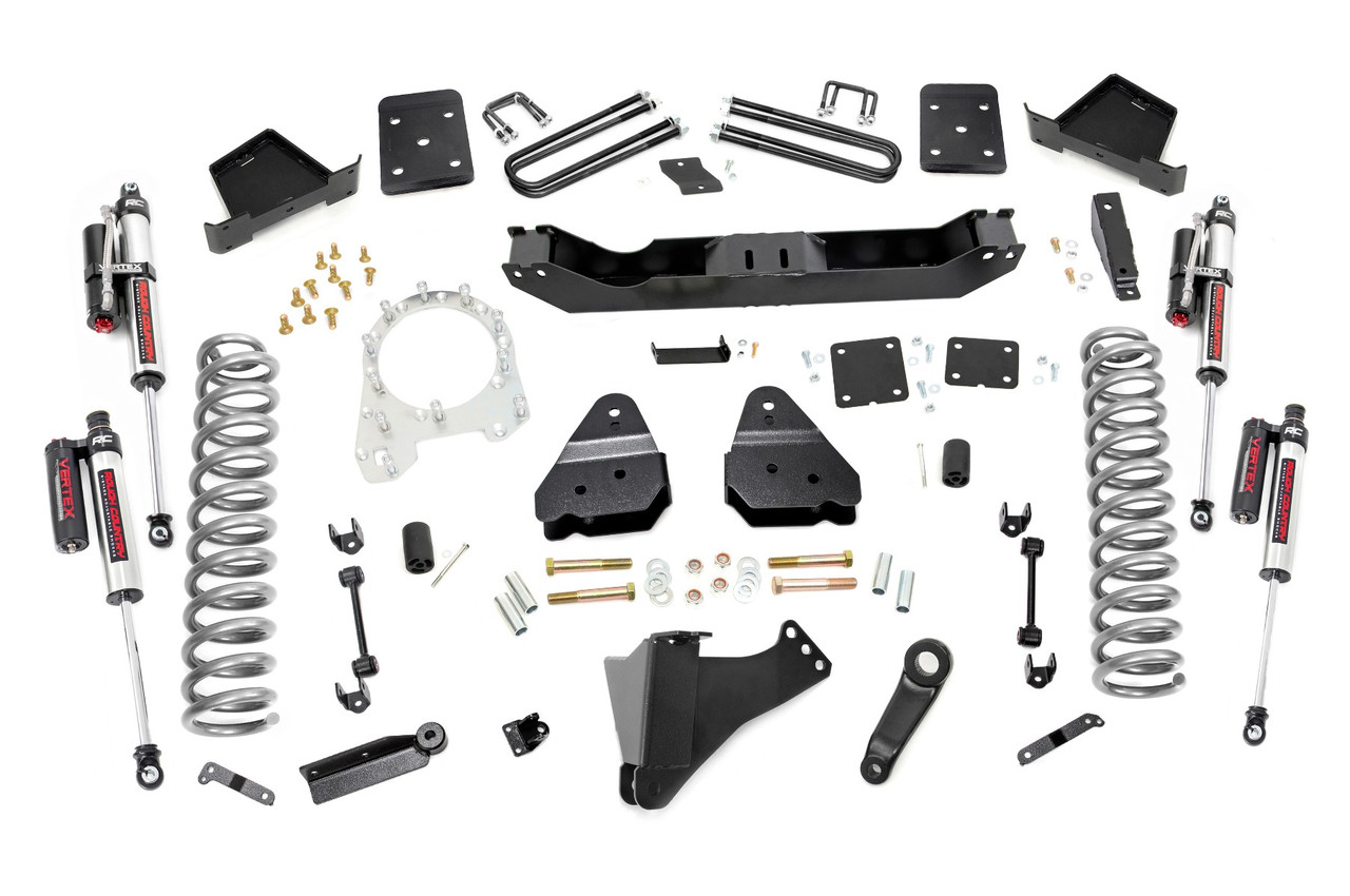 Rough Country - 6 Inch Lift Kit - Gas - No OVLD - C/O Vertex - Ford F-250 Super Duty (15-16) - 52959