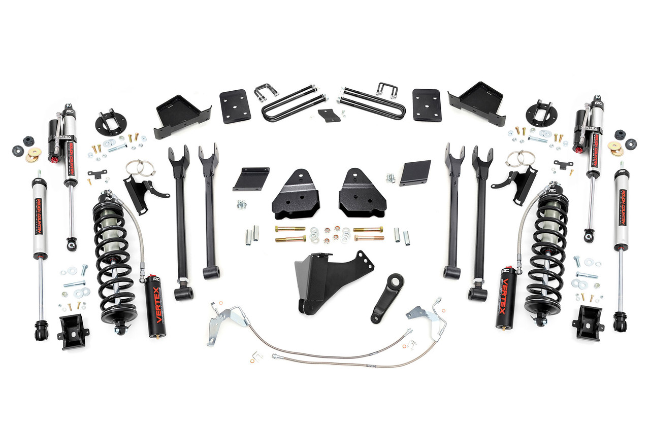 Rough Country - 6 Inch Lift Kit - 4-Link - No OVLD - C/O Vertex - Ford F-250 Super Duty (11-14) - 53259