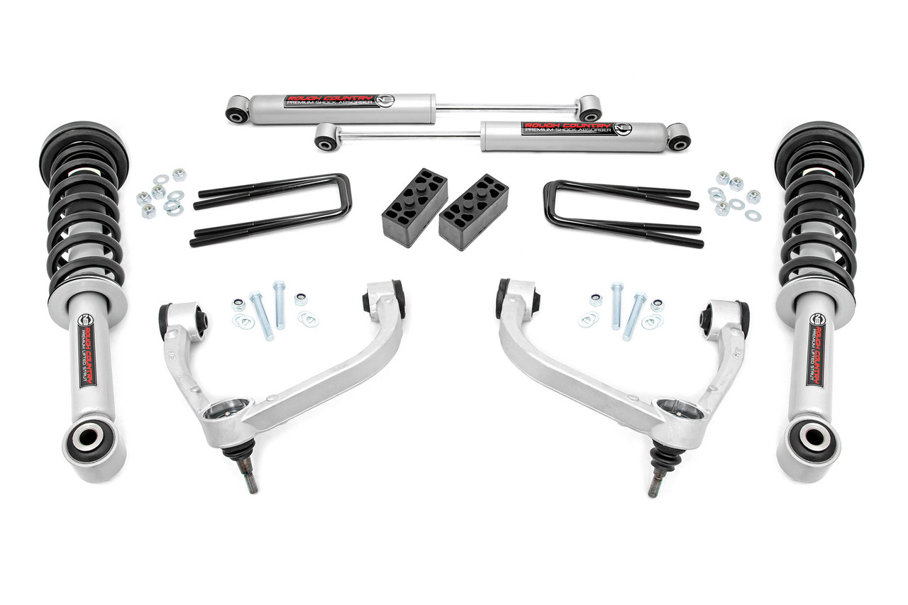 Rough Country - 3 Inch Lift Kit - N3 Struts - Ford F-150 4WD (2009-2013) - 54431