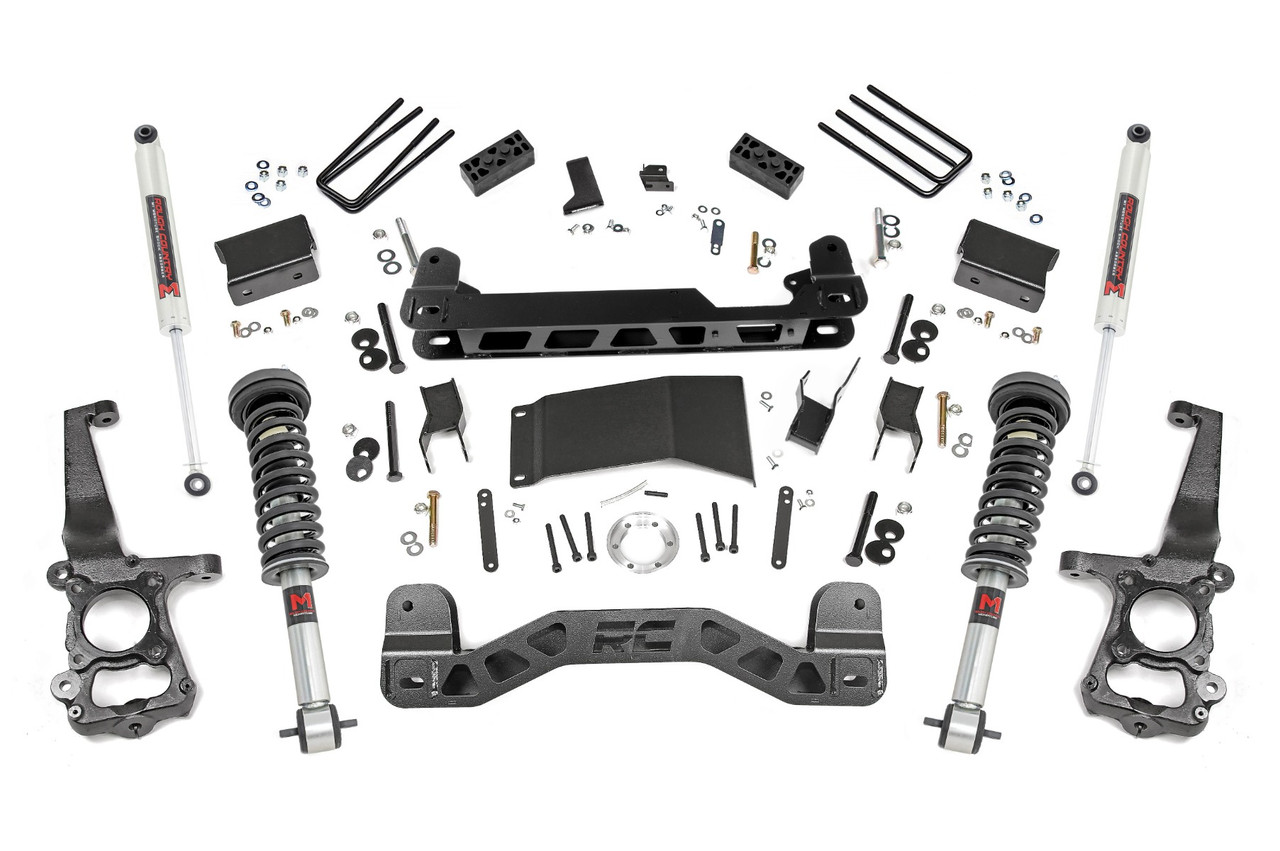 Rough Country - 4 Inch Lift Kit - M1 Struts/M1 - Ford F-150 4WD (2015-2020) - 55540