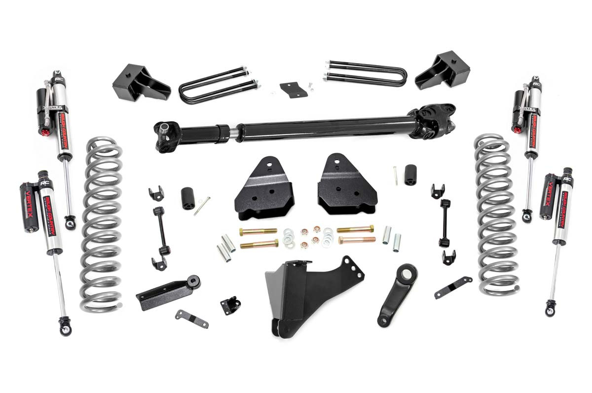 Rough Country - 4.5 Inch Lift Kit - DRW - FR D/S - Vertex - Ford F-350 Super Duty 4WD (17-22) - 55951