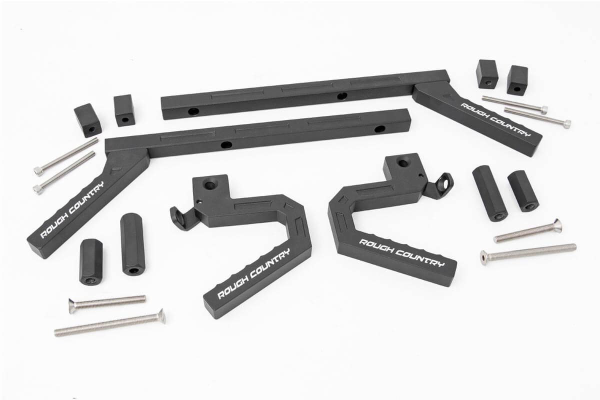 Rough Country - Grab Handles - Alum - FR & RR - Jeep Wrangler JK/Wrangler Unlimited (07-18) - 6509