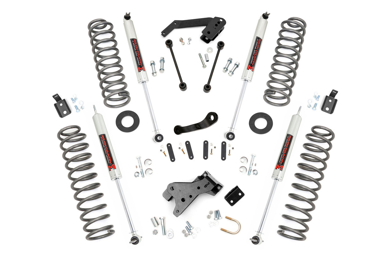 Rough Country - 4 Inch Lift Kit - M1 - Jeep Wrangler Unlimited 2WD/4WD (2007-2018) - 68140