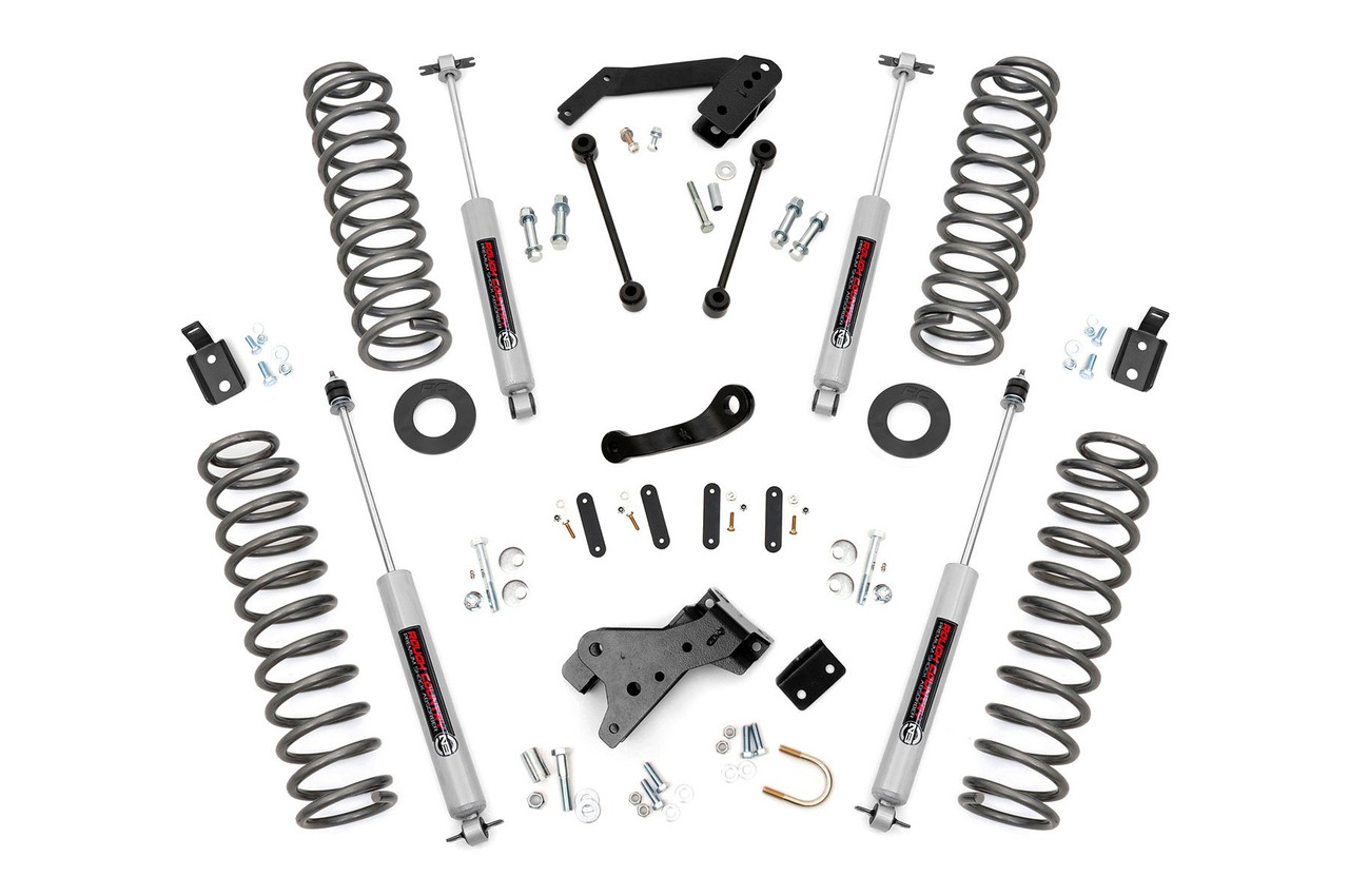 Rough Country - 4 Inch Lift Kit - Jeep Wrangler JK 4WD (2007-2018) - 68230