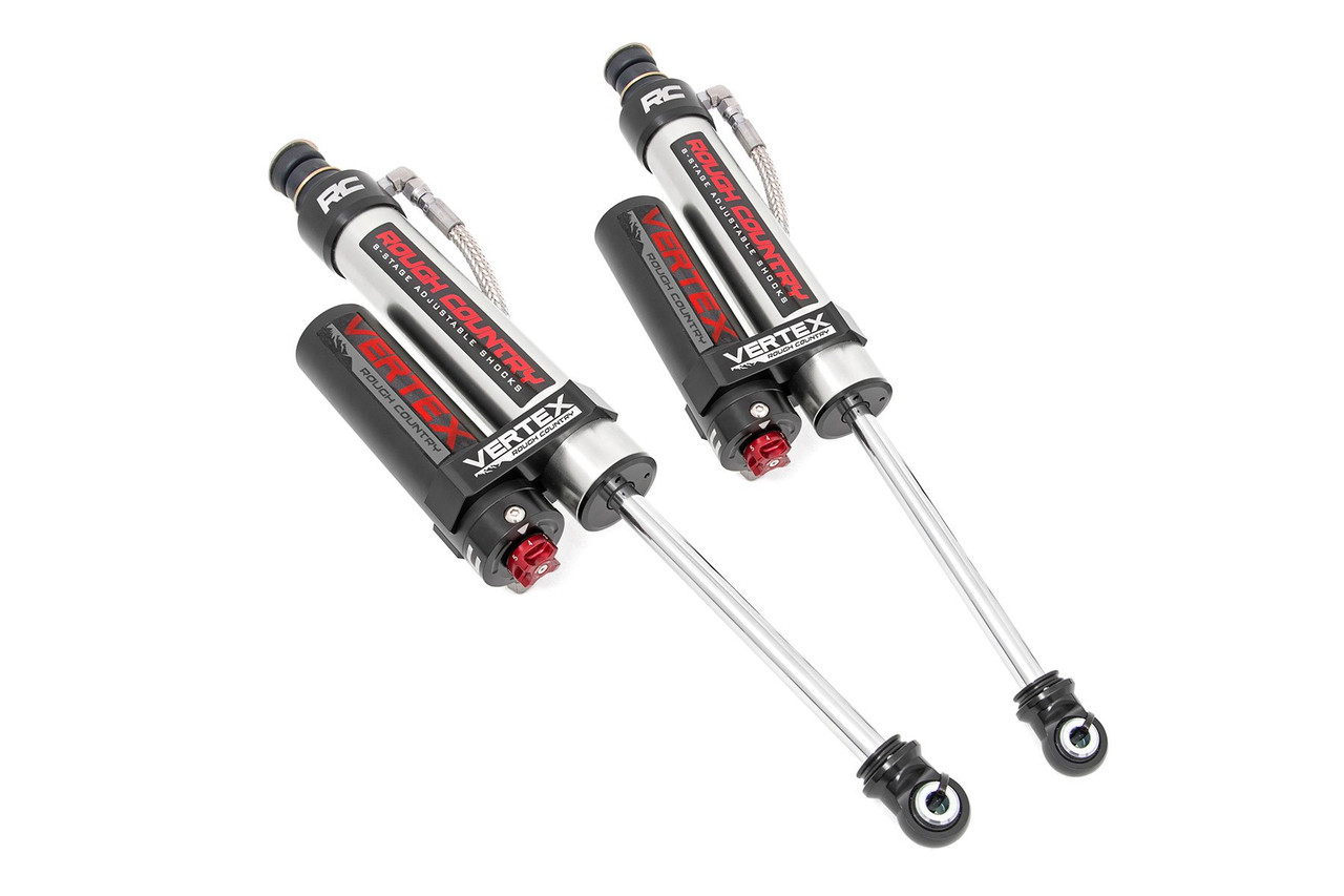 Rough Country - Vertex 2.5 Adjustable Rear Shocks - 6-7.5 in. - Ram 1500 2WD/4WD (2019-2025) - 699021