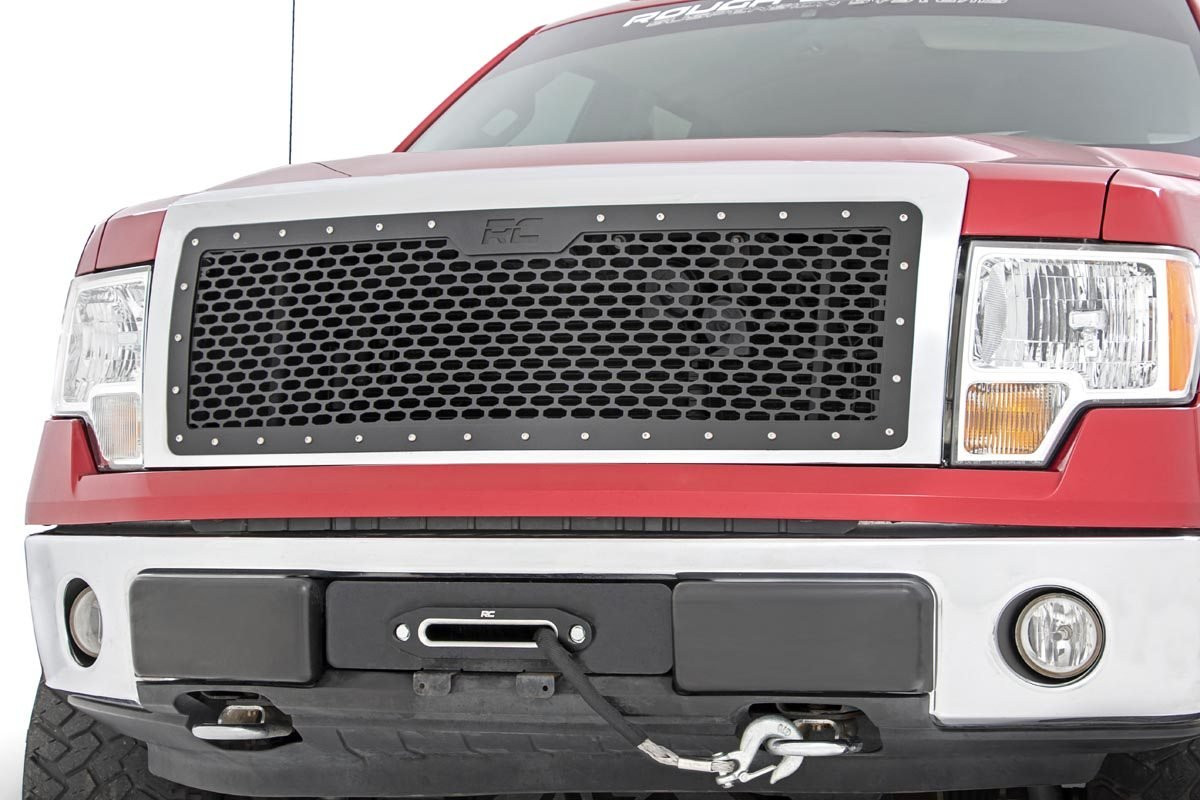 Rough Country - Mesh Grille - Ford F-150 2WD/4WD (2009-2014) - 70229