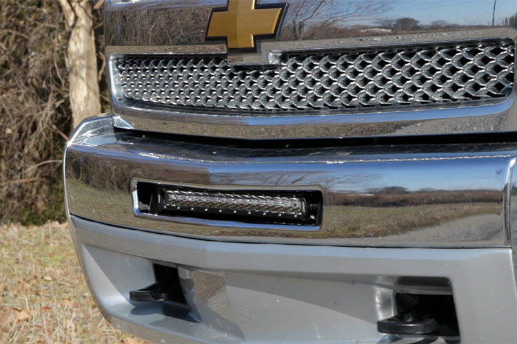 Rough Country - LED Light Mount - Bumper - 20 in. - Chevy Silverado 1500 (07-13)/Silverado 2500 HD (07-10) - 70523