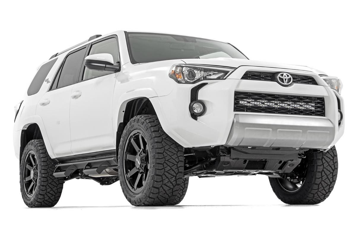Rough Country - LED Light Kit - Bumper Mount - 30 in. Black Dual Row - Toyota 4Runner (14-20) - 70786