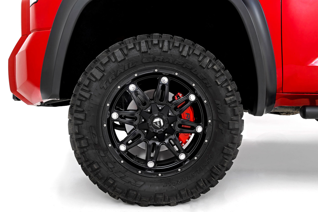 Rough Country - Caliper Covers - Front and Rear - Red - Toyota Tundra 2WD/4WD (2022-2025) - 71152