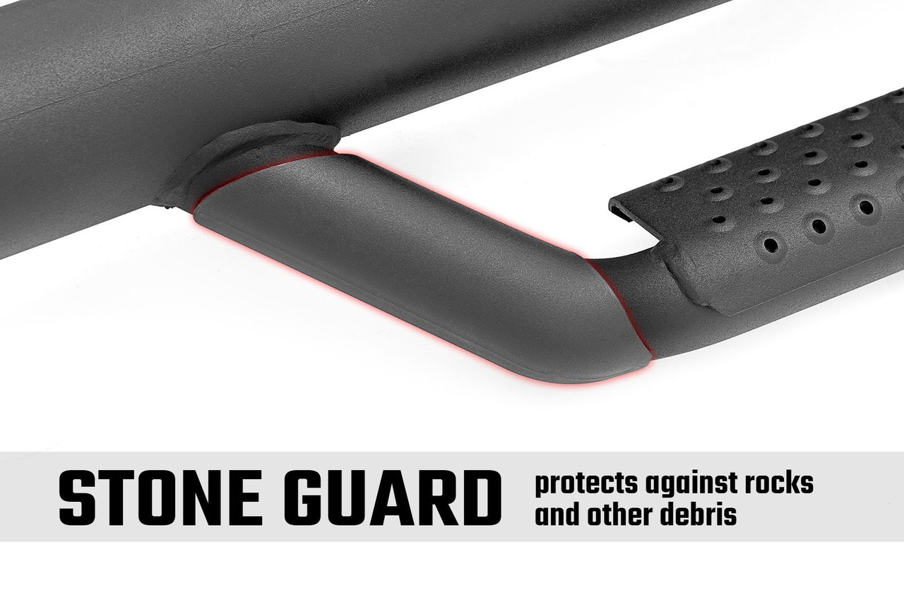 Rough Country - Nerf Steps - Cab Length - Crew Max - Toyota Tundra 2WD/4WD (2022-2025) - 72002B