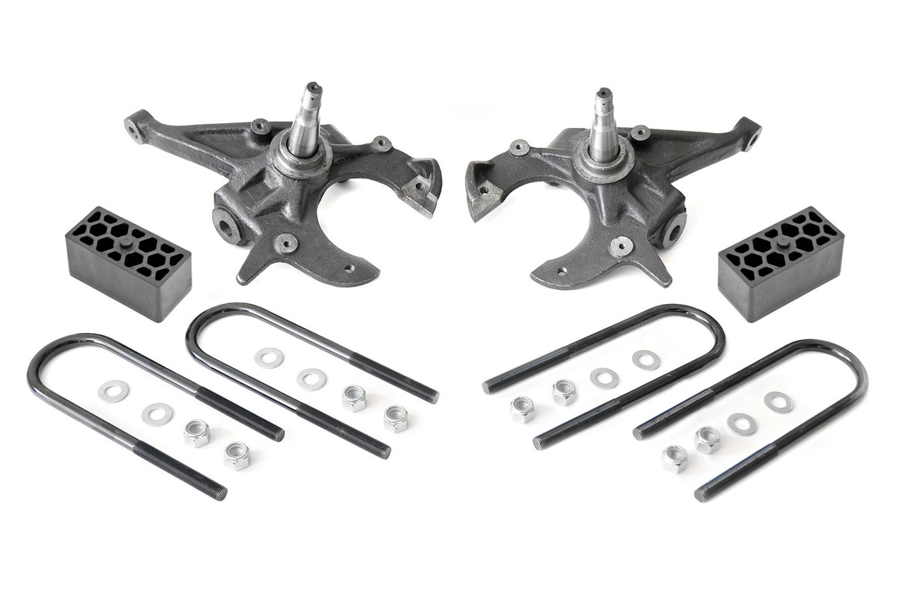 Rough Country - Lowering Kit - 2 Inch FR - 2.5 Inch RR - Chevy/GMC Blazer/S15 Jimmy/Sonoma 2WD - 724