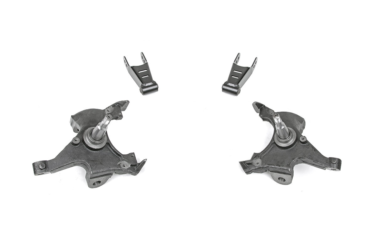 Rough Country - Lowering Kit - 2 Inch FR & RR - Chevy C1500/K1500 Truck 2WD (1988-1999) - 726