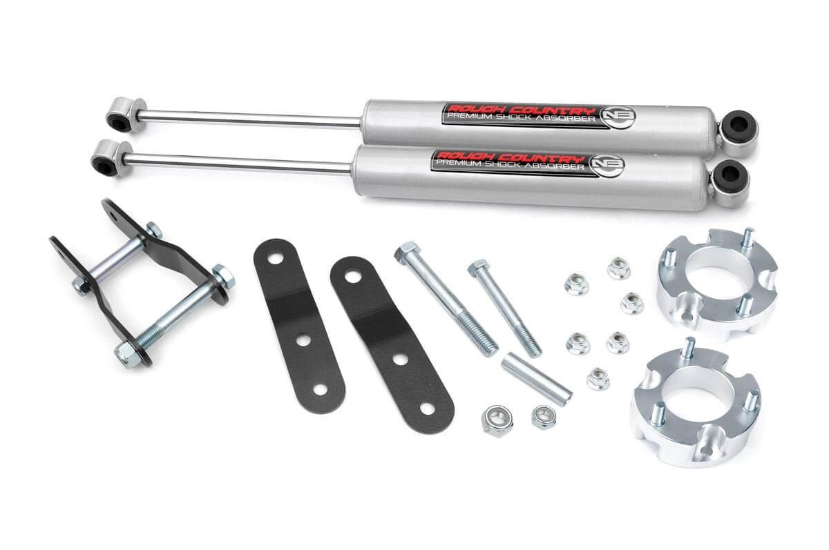 Rough Country - 2.5 Inch Lift Kit - Toyota Tacoma 2WD/4WD (1995-2004) - 74030