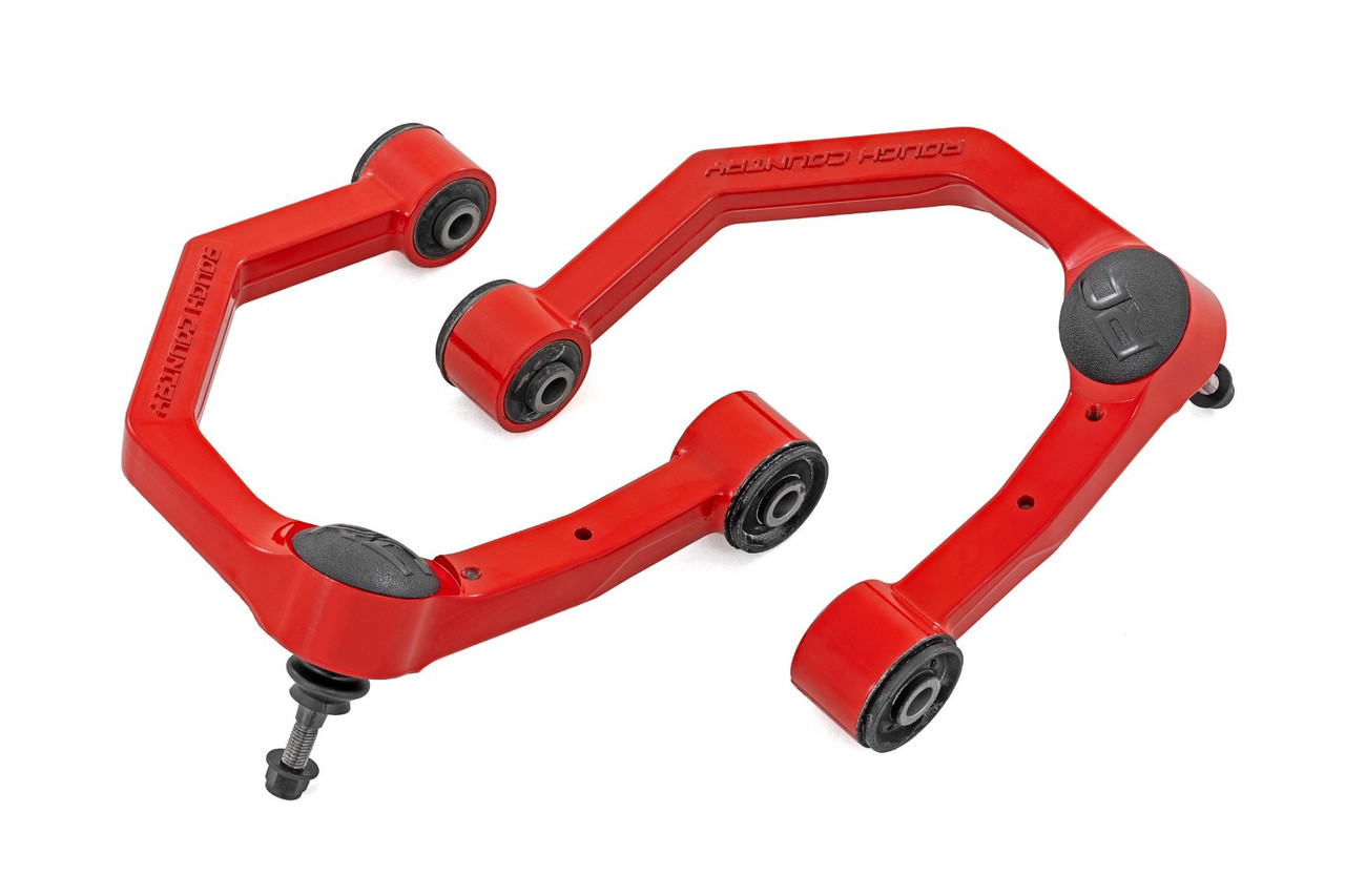 Rough Country - Forged Upper Control Arms - 3.5 in. Of Lift - Red - Toyota Tacoma 4WD (24-25) - 75601ARED