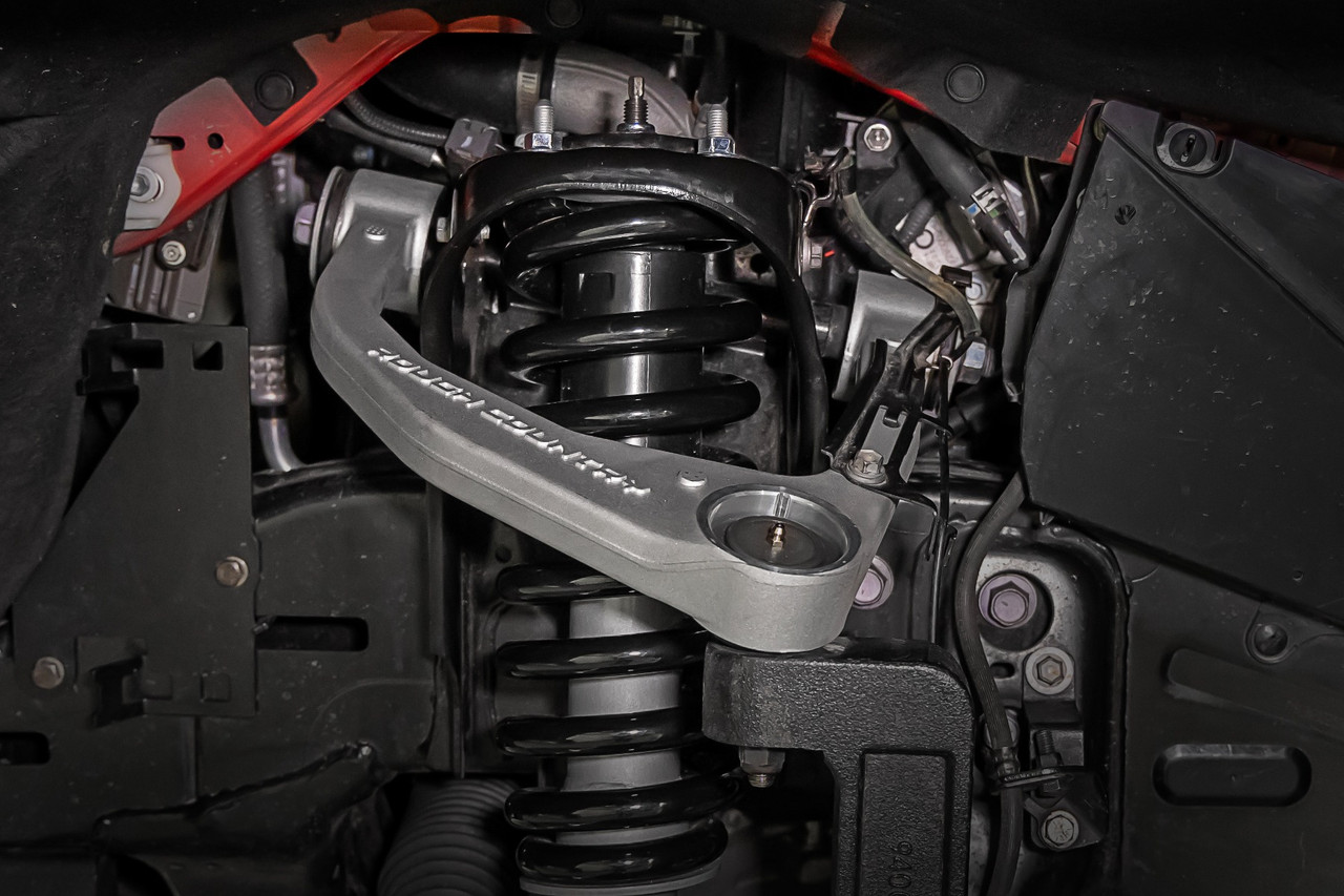 Rough Country - Red Forged Upper Control Arms - OE Upgrade - Toyota Tundra 2WD/4WD (07-21) - 76901RED