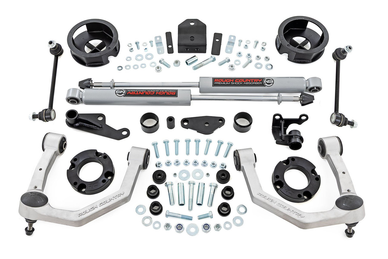 Rough Country - 3.5 Inch Lift Kit - TRD Offroad - Toyota 4Runner 4WD (2025) - 76931