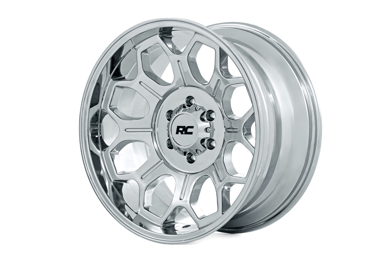 Rough Country - Rough Country 77 Series Wheel/One-Piece/Chrome/20x9/6x5.5/-12mm - 77201212C