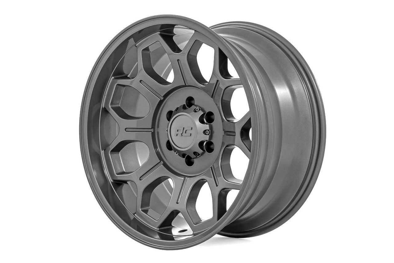 Rough Country - Rough Country 77 Series Wheel/One-Piece/Gunmetal Gray/20x9/6x135/-12mm - 77201217G