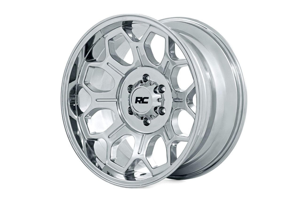 Rough Country - Rough Country 77 Series Wheel/One-Piece -Chrome/22x12/8x6.5/-44mm - 77224410