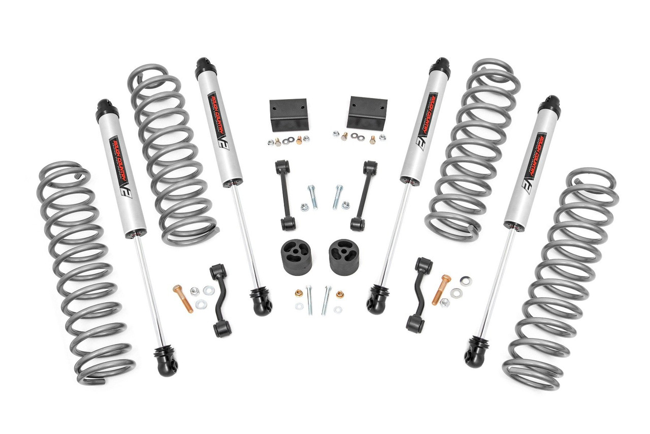 Rough Country - 2.5 Inch Lift Kit - Coils - V2 - Jeep Wrangler JL 4WD (2024-2025) - 79670