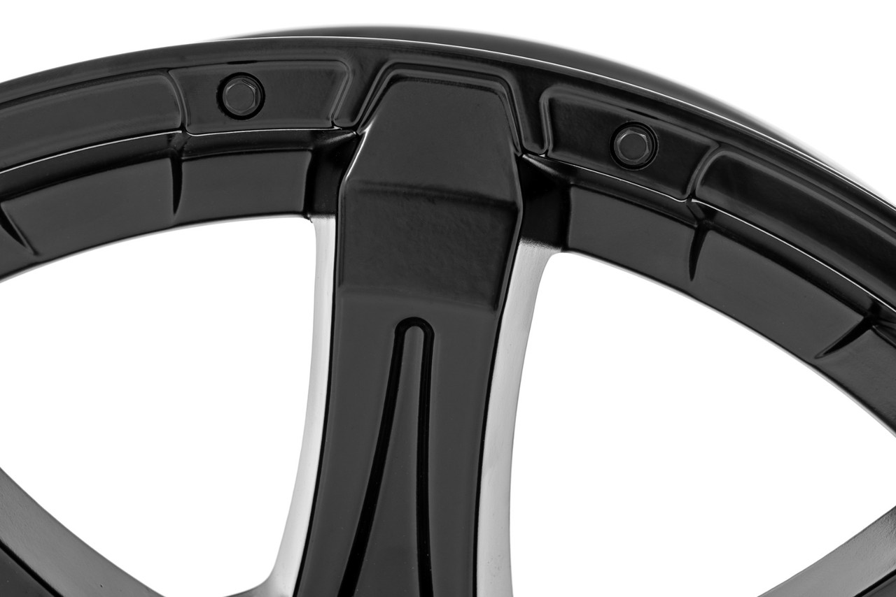 Rough Country - Rough Country 81 Series Wheel/One-Piece/Semi Gloss Black/20x9/8x180/0mm - 81200906