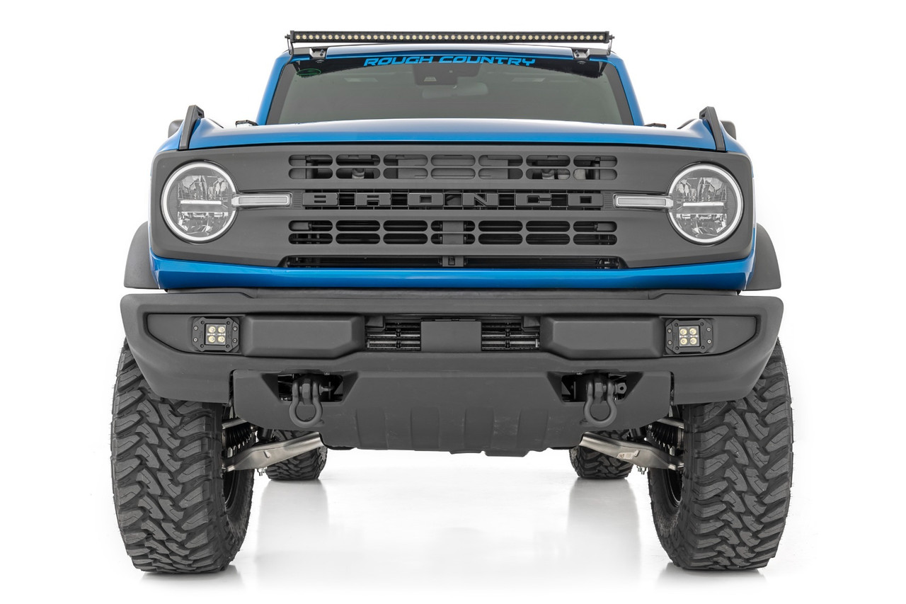 Rough Country - LED Light Kit - Upper Windshield - 50 in. Spectrum Single Row - Ford Bronco (21-25) - 82043