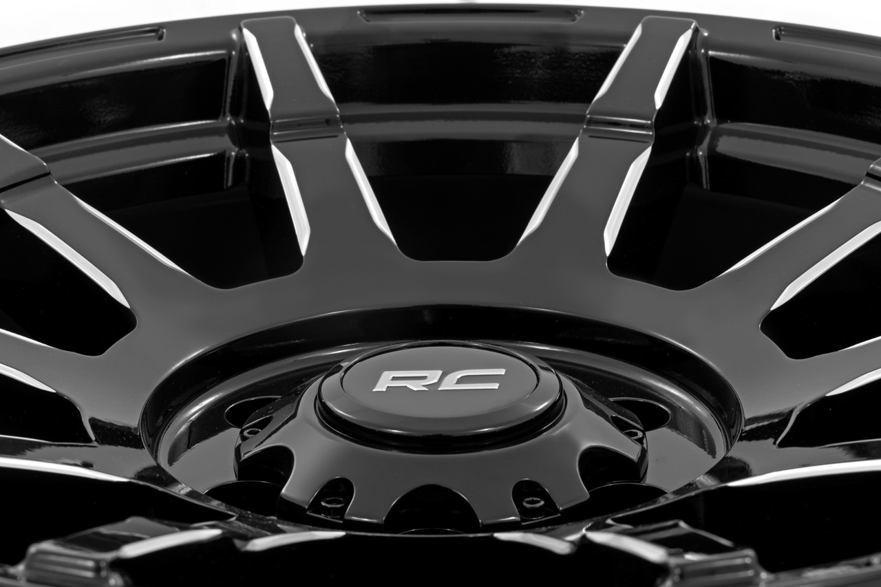 Rough Country - Rough Country 83 Series Wheel/One-Piece/Gloss Black/20x9/8x170/-12mm - 83200911