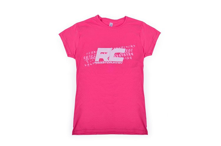 Rough Country - Rough Country T-Shirt - Women Fts Fit - Pink - Size M - 84068