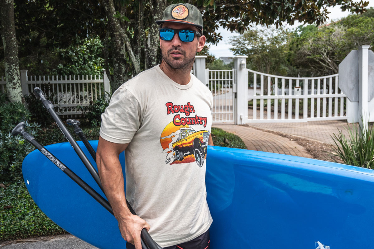 Rough Country - Rough Country T-Shirt - Throwback - Cream - XL - 84091XL