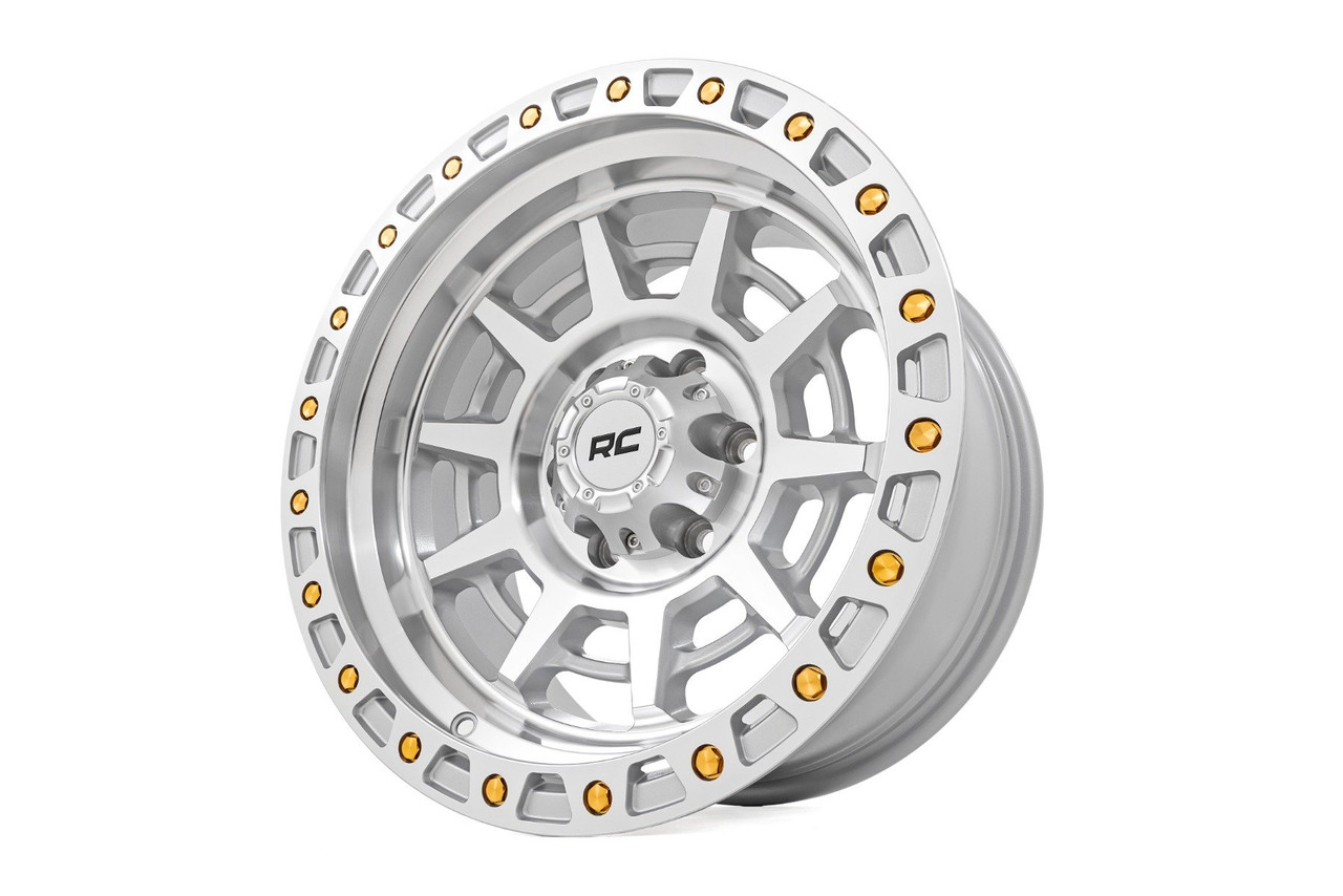 Rough Country 85 Series Wheel Simulated Beadlock Full Machine 17x9 8x6.5 +0 - 85170010C - 85170010C