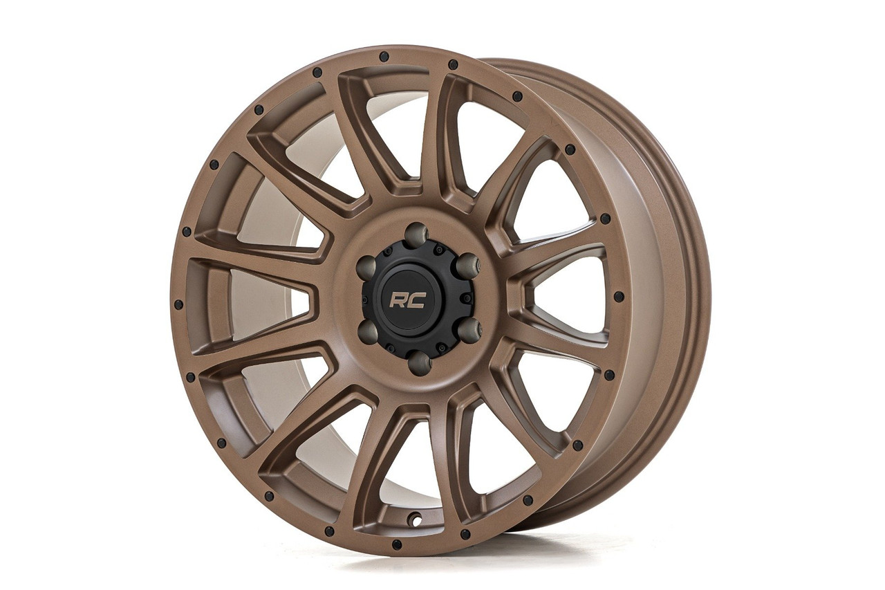 Rough Country - Rough Country 90 Series Wheel/One-Piece/Bronze/18x9/6x5.5/-12mm - 90181212
