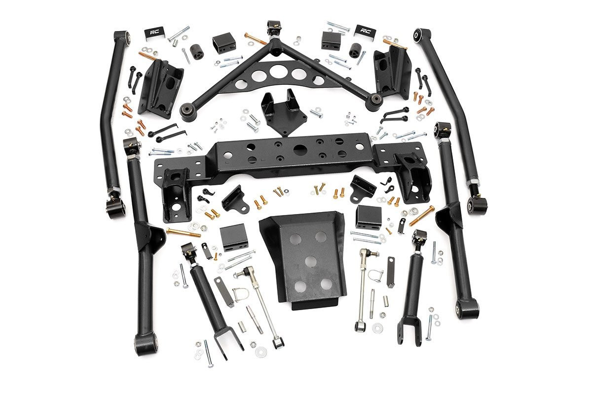 Rough Country - Long Arm Upgrade Kit - 4 Inch Lift - Jeep Grand Cherokee WJ 4WD (1999-2004) - 90900U