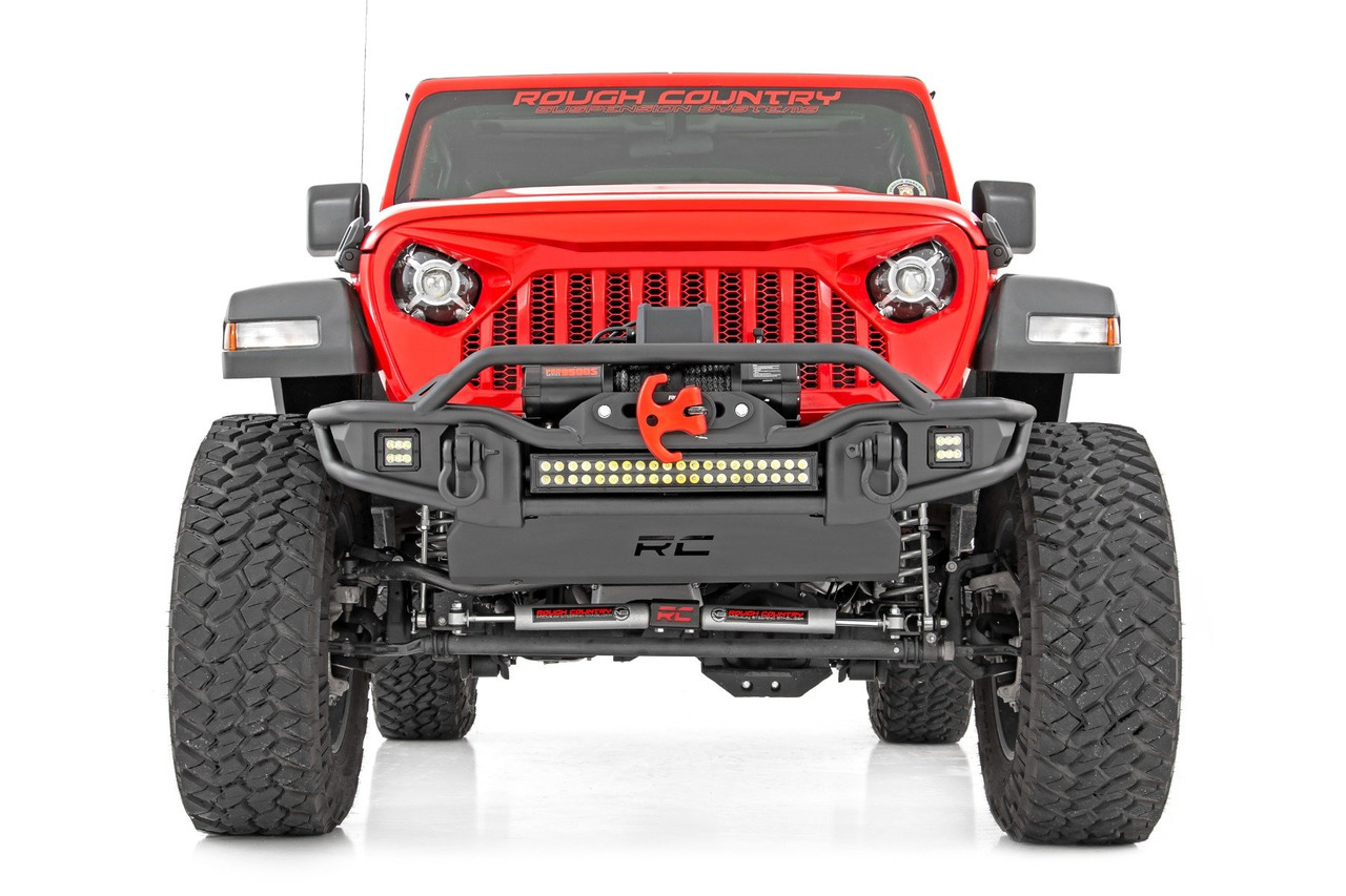 Rough Country - 3.5 Inch lift Kit - C/A Drop - FR D/S - Jeep Wrangler Unlimited 4WD (24-25) - 91930