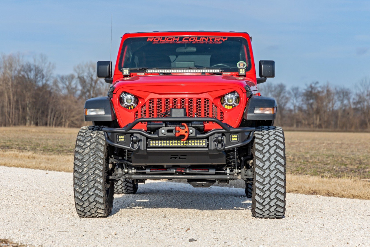 Rough Country - 3.5 Inch lift Kit - C/A Drop - FR D/S - Jeep Wrangler Unlimited 4WD (24-25) - 91930