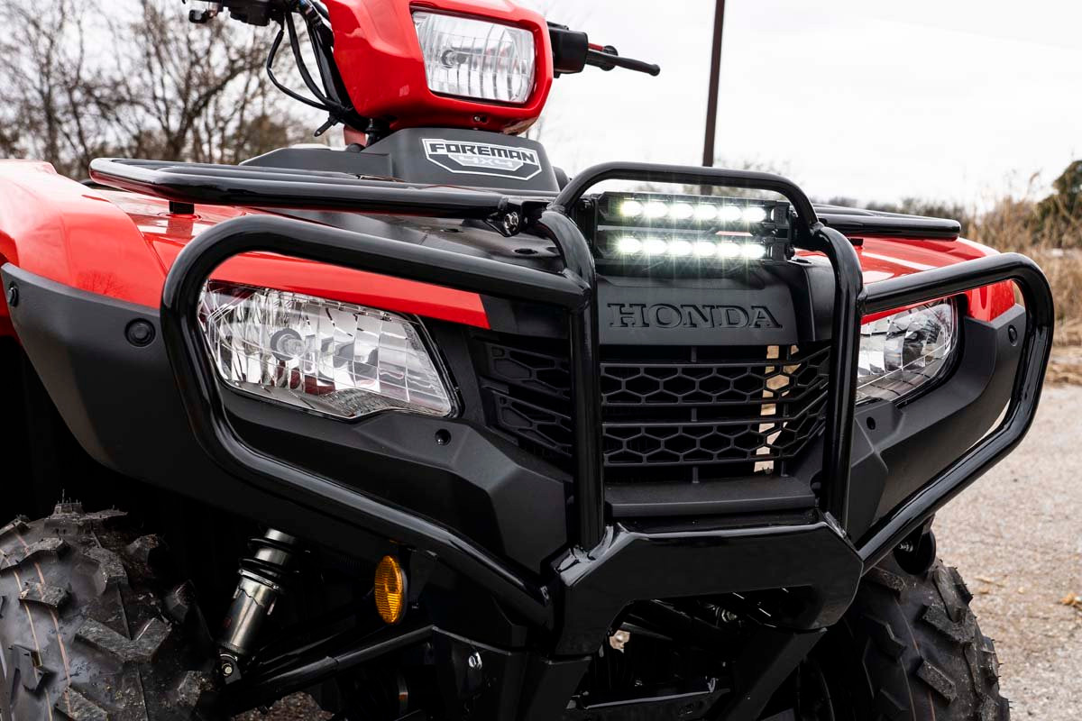 Rough Country - LED Light Kit - Bumper Mount - 6 in. Black Slimline Pair - Honda Foreman 500 - 92016