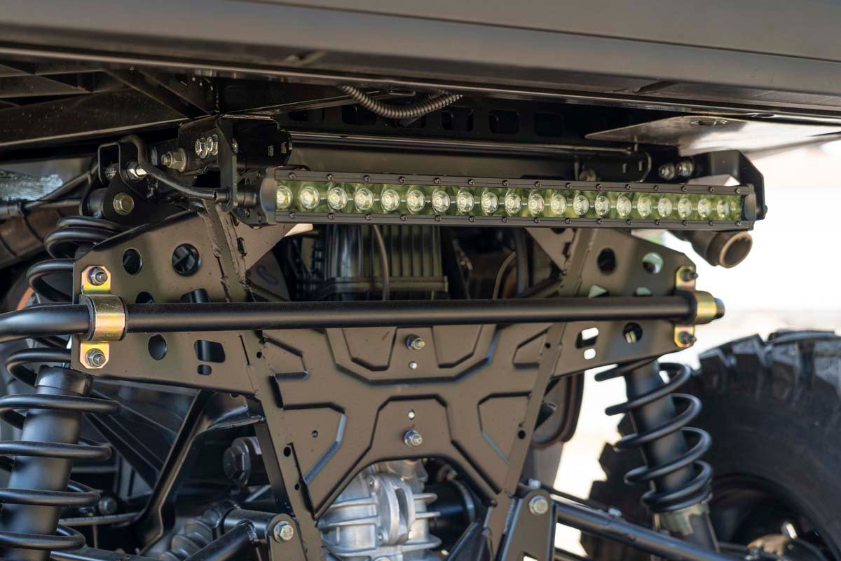 Rough Country - LED Light Kit - Under Bed Mount - 20 in. Black Single Row - Polaris Ranger XP 1000 - 93016