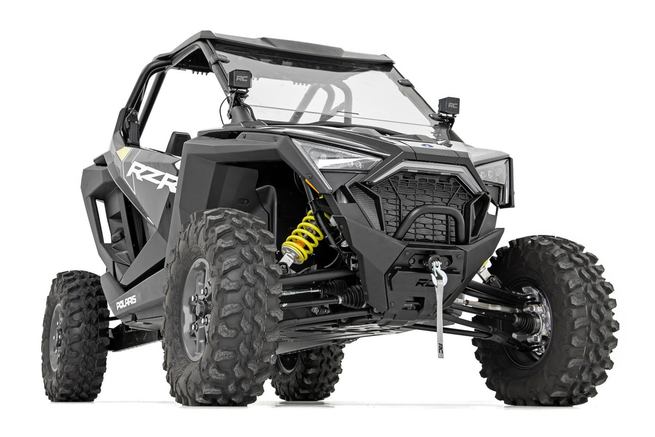 Rough Country - LED Light Kit - in.A in. Pillar Mount - 2 in. Black Pair - Spot - Polaris RZR PRO XP - 93077