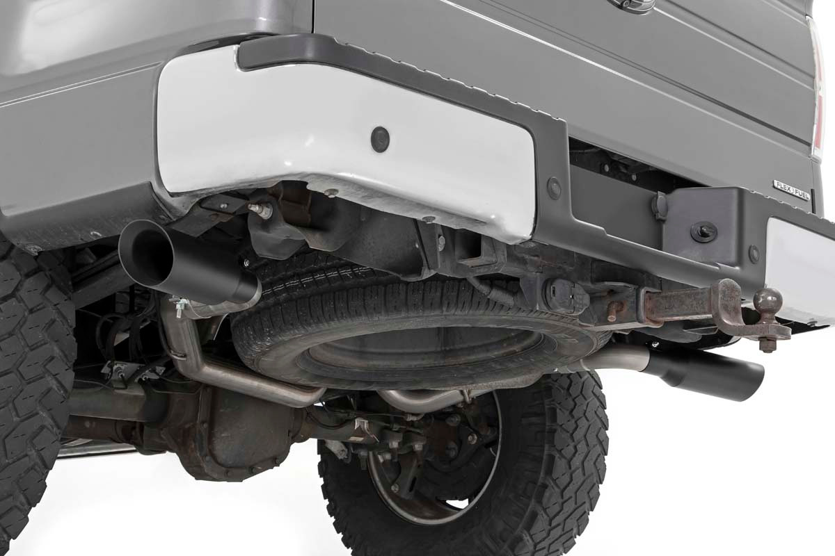 Rough Country - Performance Cat-Back Exhaust - V8 Engines - Ford F-150 2WD/4WD (2009-2014) - 96010