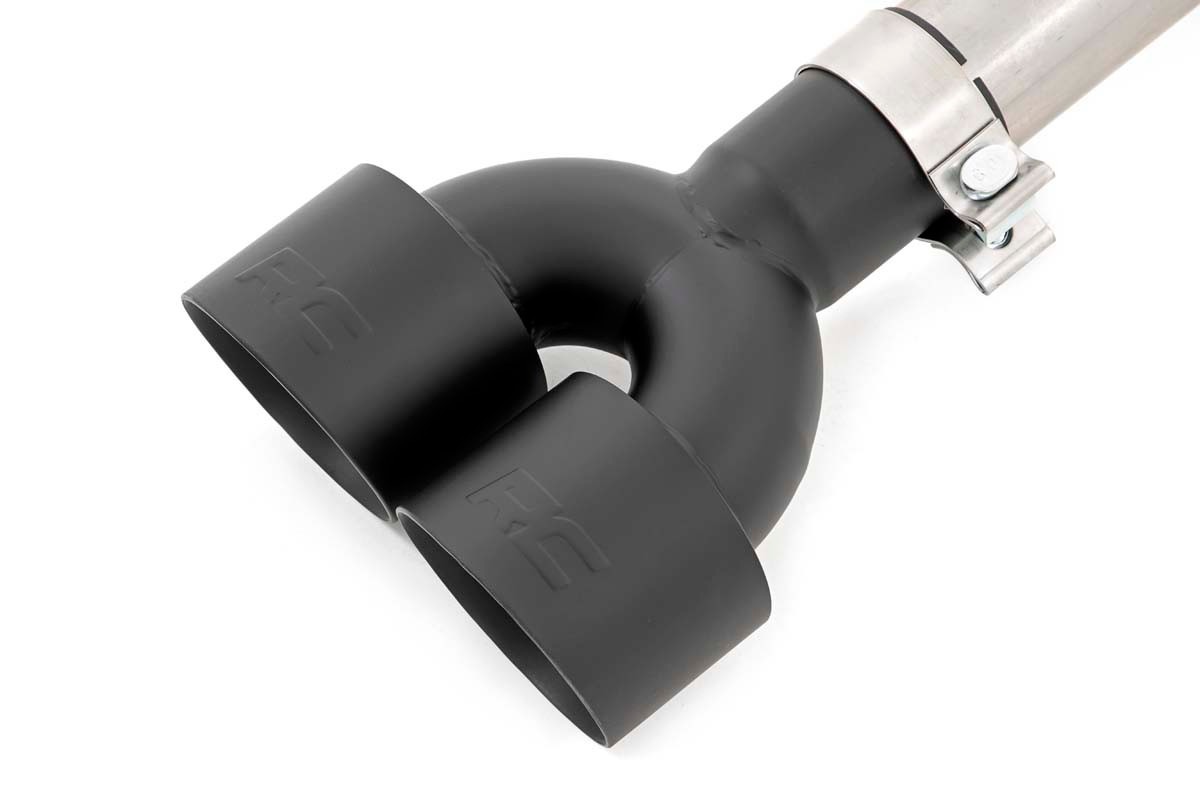 Rough Country - Performance Cat-Back Exhaust - 6.2L - 5'8 in. & 6'6 in. Bed - Chevy/GMC Sierra/Silverado 1500 (19-25) - 96014