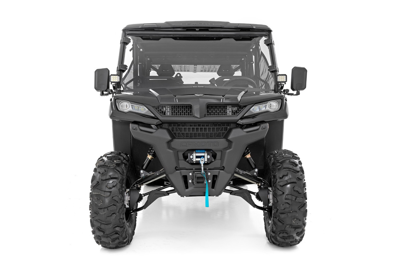 Rough Country - LED Light Kit - Cage Mount - 2 in. Black Pair - CFMOTO UFORCE 1000 - 96103