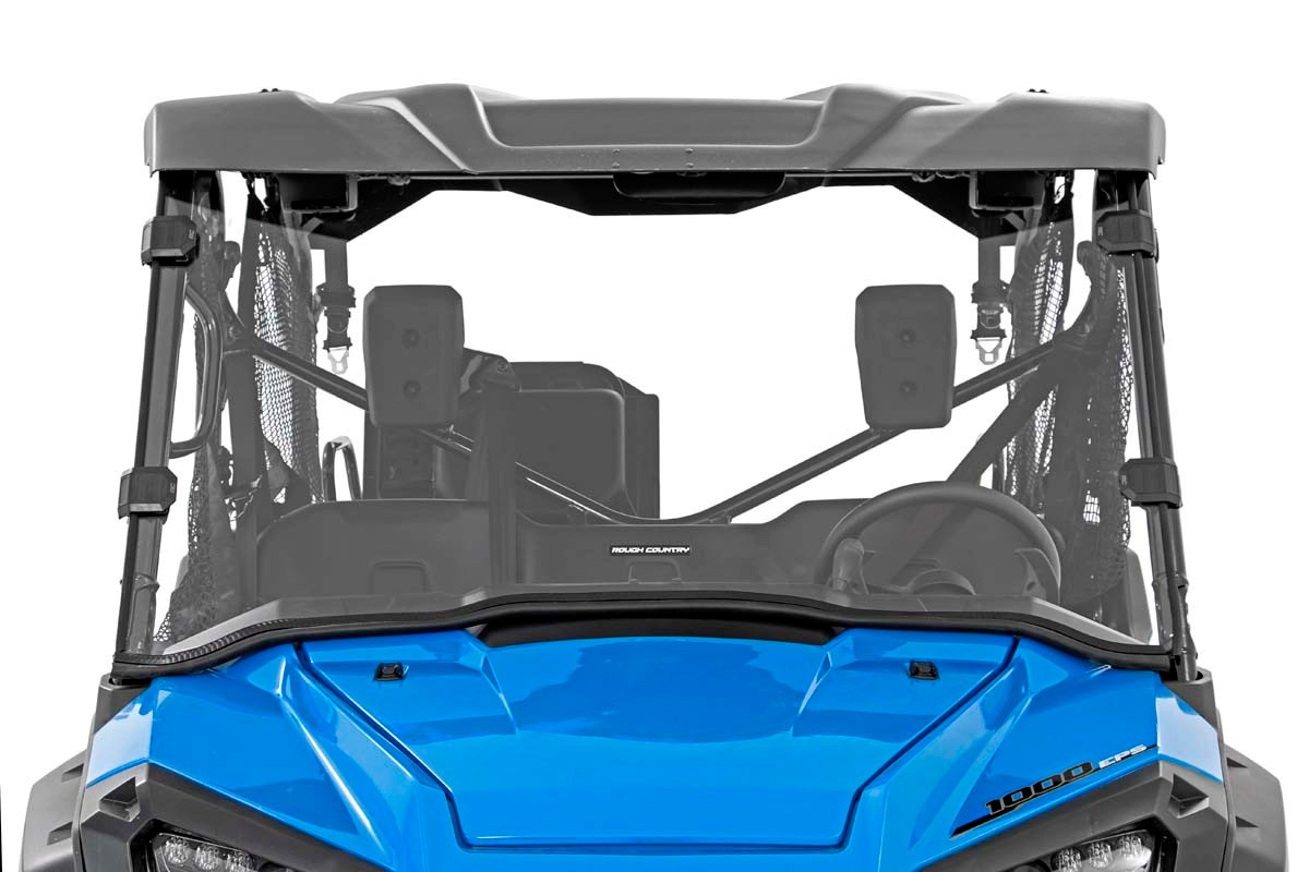 Rough Country - Full Windshield - Scratch Resistant - Honda Pioneer 1000 - 98162020